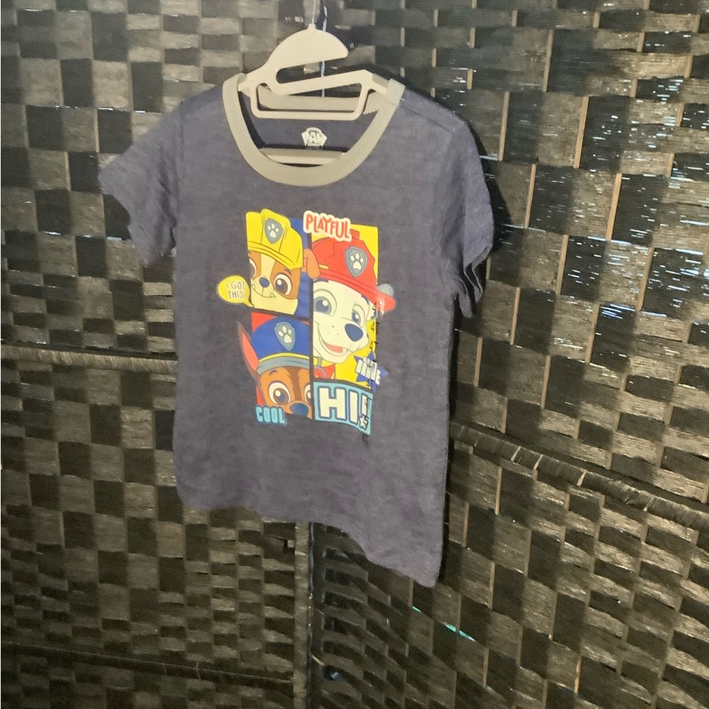 Nickelodeon Paw Patrol Blue T-Shirt with Colorful Design